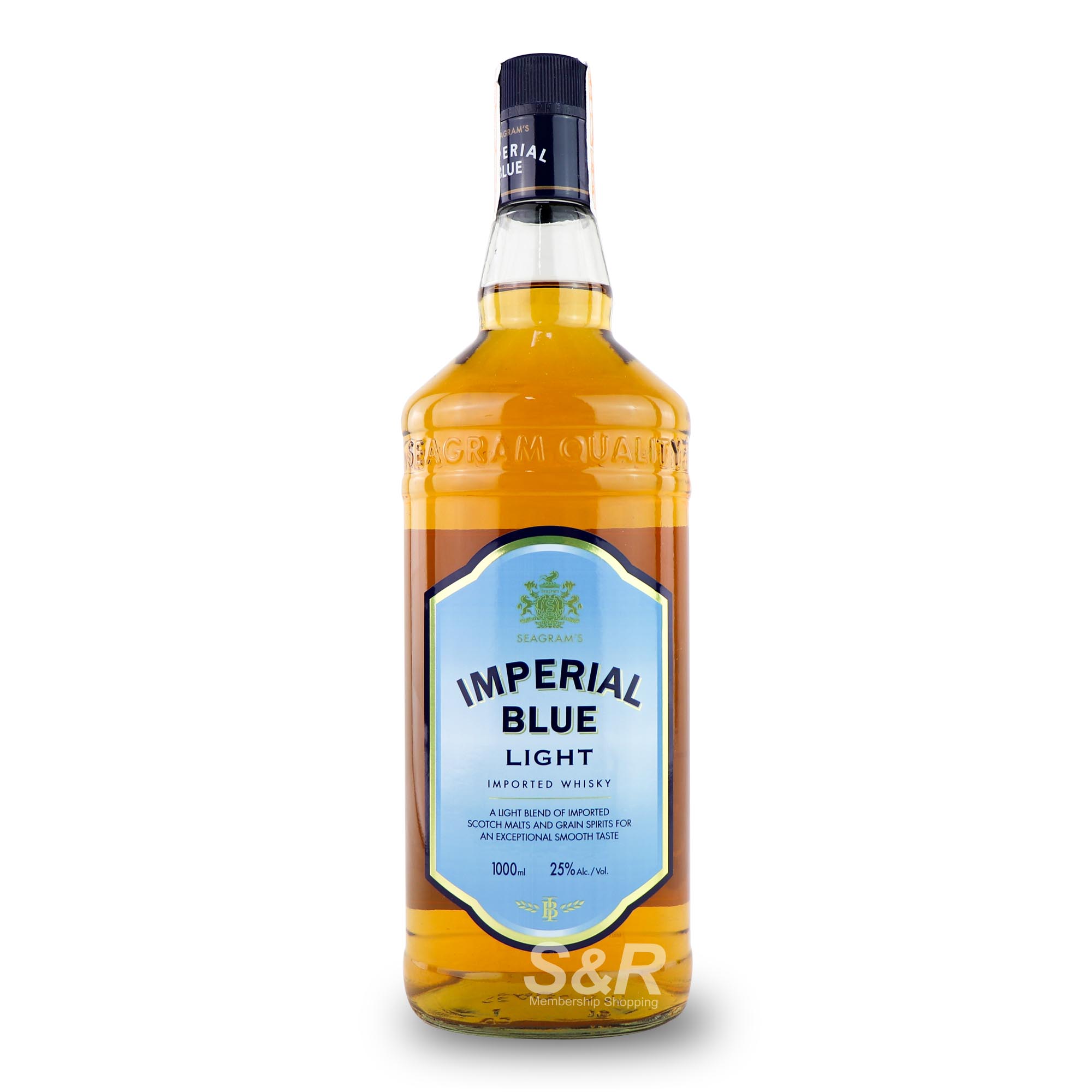 Seagram's Imperial Blue Light Blended Whisky 1L